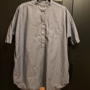 Organic Cotton Striped 3/4 sleeve Tunic